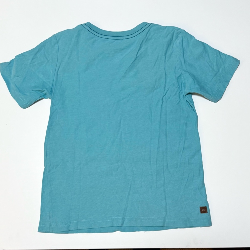 Tea Collection wave Graphic Tee size 7 - Picture 3 of 4